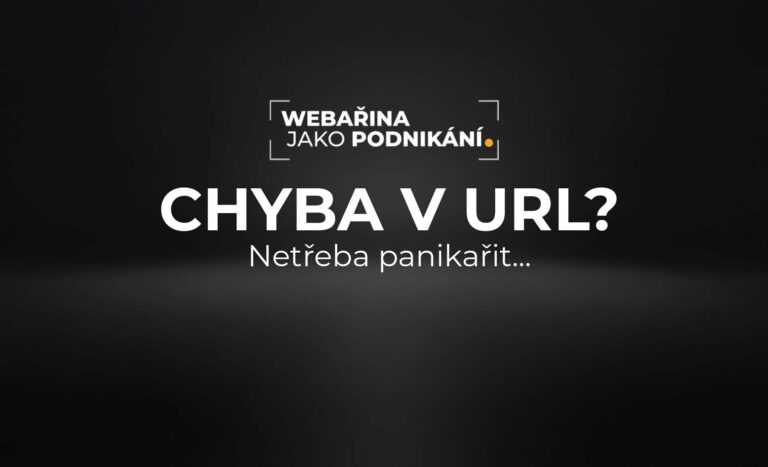 Chyba v url